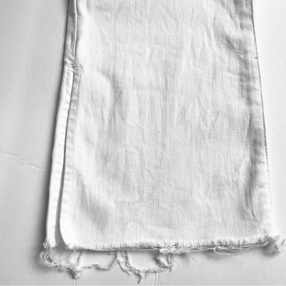 JOE’S Hi Honey High Rise Bootcut White Side Slits Raw Hem - Picture 8 of 11